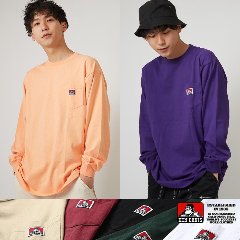Ben Davis ベンデイビス Tシャツ メンズ 長袖tシャツ ロングtシャツ ロンt ロンティー ポケット 無地 ワンポイント ロゴ ベンデービス Graciasショッピングストア 通販 Yahoo ショッピング