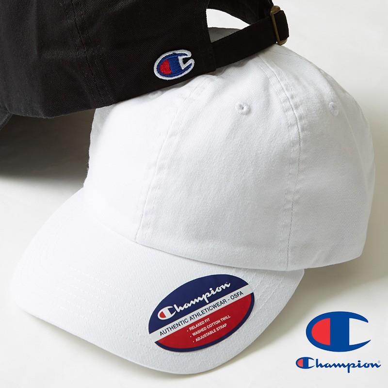 Champion チャンピオン メンズ ベースボールキャップ ロゴ ワッペン アジャスターベルト 帽子 Cap 黒 白 ブランド アメカジ ストリート系 Graciasショッピングストア 通販 Yahoo ショッピング