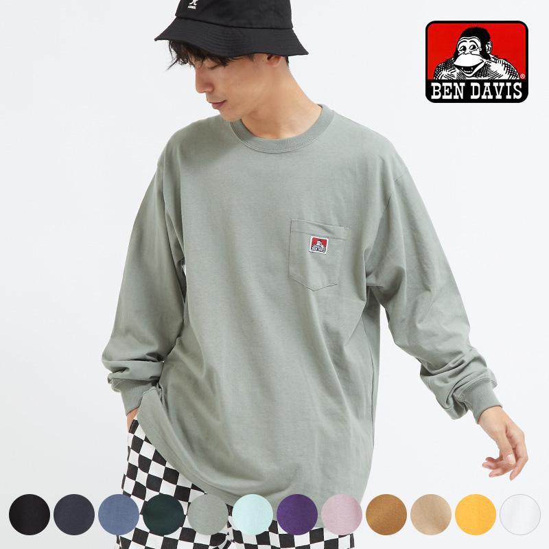 Ben Davis ベンデイビス Tシャツ メンズ 長袖 ワンポイント ロンt ビッグシルエット 胸ポケット ポケt オーバーサイズ ストリートファッション Graciasショッピングストア 通販 Yahoo ショッピング