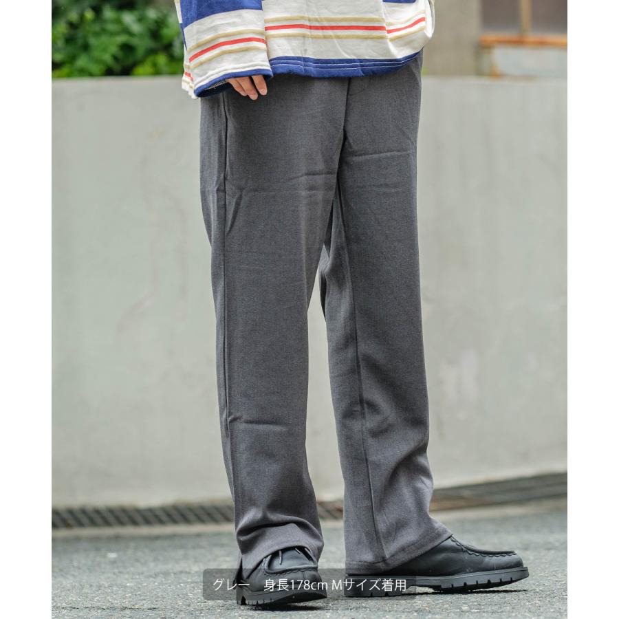 Revo レヴォ スラックス メンズ サイドスリット フレアパンツ 無地 黒 ゆったり ブランド キレイめ キレカジ ストリートファッション 韓国ファッション Graciasショッピングストア 通販 Yahoo ショッピング