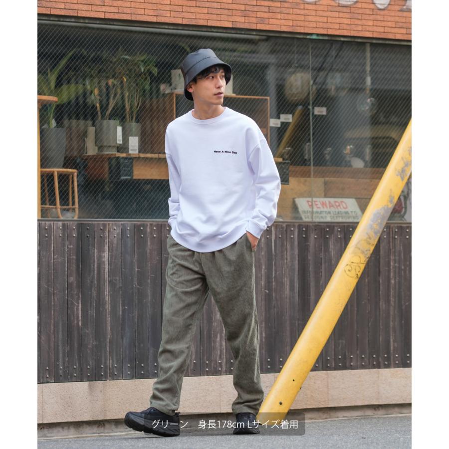 ワイドパンツ メンズ コーデュロイ パンツ ウエストゴム 大きいサイズ 無地 青 緑 イージーパンツ ブランド Sideway Stance サイドウェイスタンス Gracias 410 Graciasショッピングストア 通販 Yahoo ショッピング