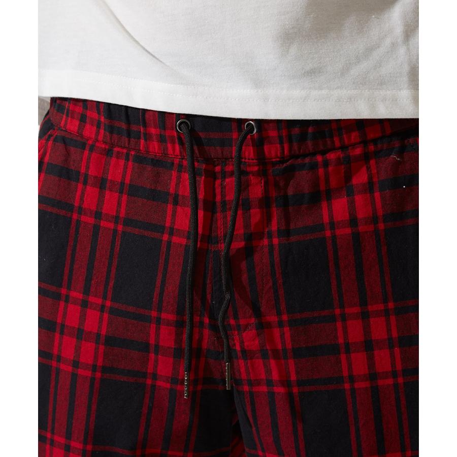 ショートパンツ メンズ チェック パンツ ハーフパンツ ショーツ 短パン 半ズボン チェック柄パンツ レッド ブルー ホワイト 赤 青 Graciasショッピングストア 通販 Yahoo ショッピング