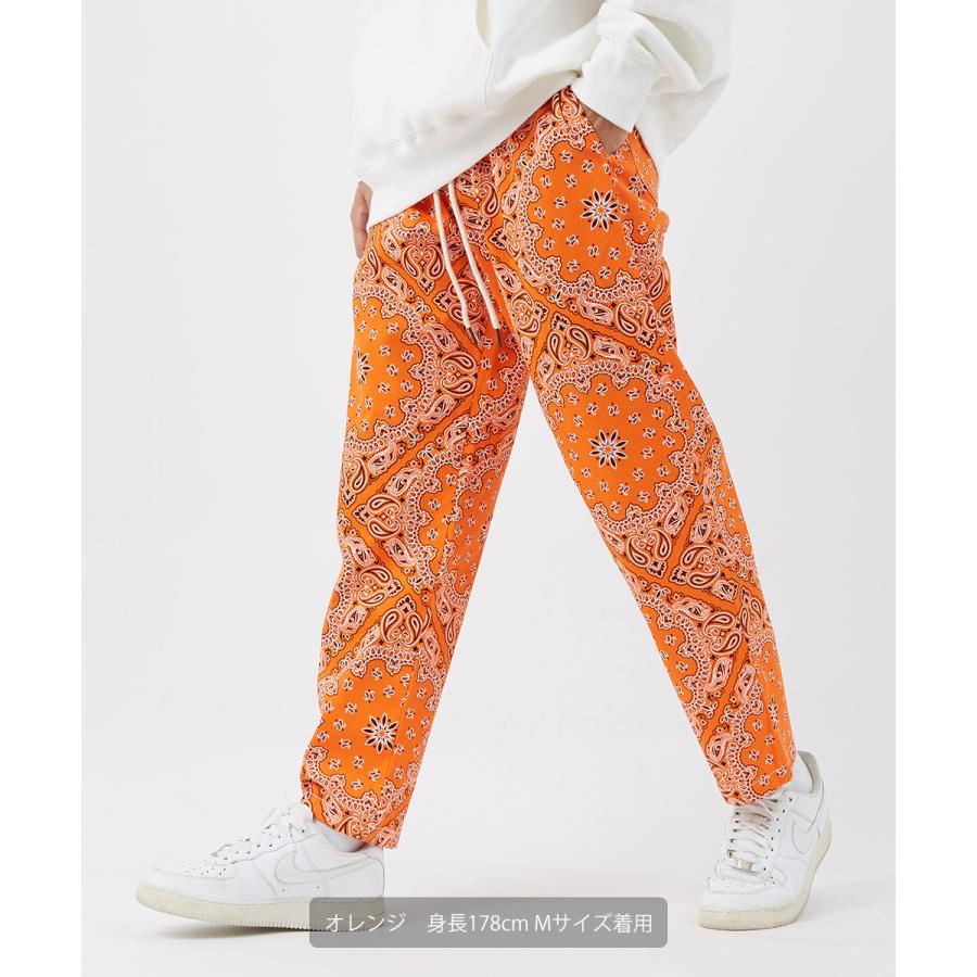 シェフパンツ メンズ バンダナ柄 イージーパンツ セットアップ可 ワイドパンツ ペイズリー柄 柄パンツ 大きいサイズ オーバーサイズ Gracias Graciasショッピングストア 通販 Yahoo ショッピング