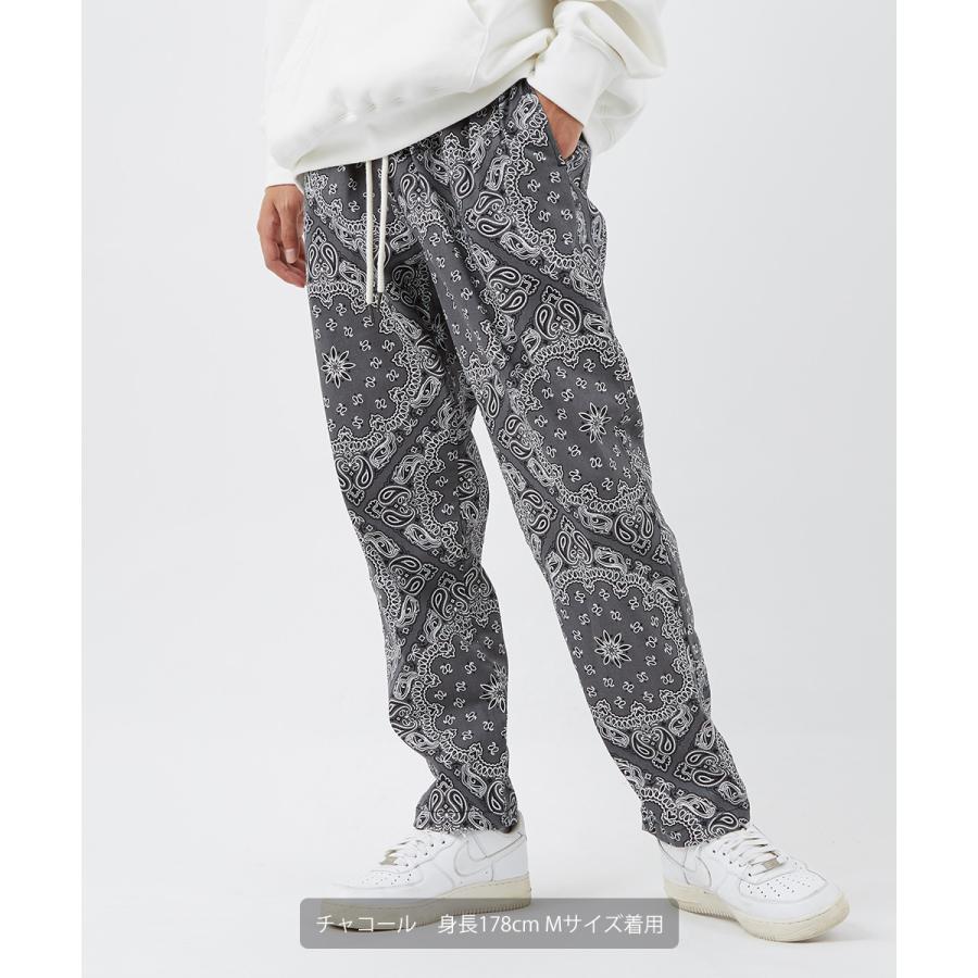 シェフパンツ メンズ バンダナ柄 イージーパンツ セットアップ可 ワイドパンツ ペイズリー柄 柄パンツ 大きいサイズ オーバーサイズ Gracias Graciasショッピングストア 通販 Yahoo ショッピング