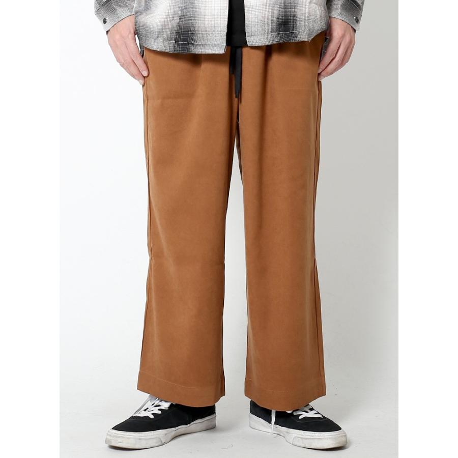 ワイドパンツ メンズ 秋冬 大きいサイズ スウェード スエード バギーパンツ アンクル ワイド パンツ アンクルパンツ アンクル丈 Ep192 Graciasショッピングストア 通販 Yahoo ショッピング