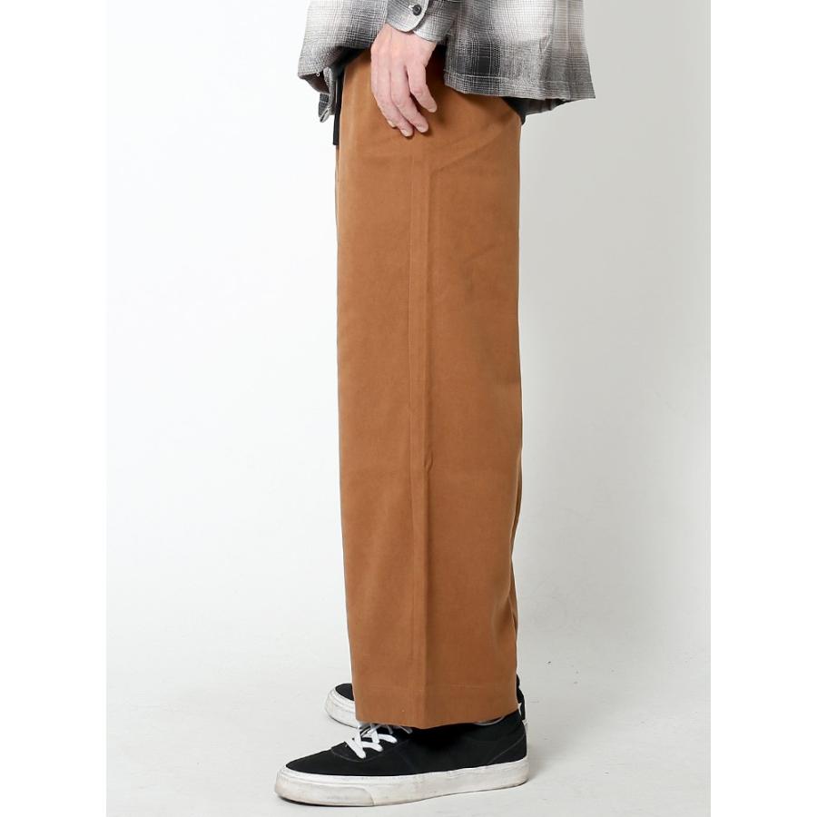 ワイドパンツ メンズ 秋冬 大きいサイズ スウェード スエード バギーパンツ アンクル ワイド パンツ アンクルパンツ アンクル丈 Ep192 Graciasショッピングストア 通販 Yahoo ショッピング