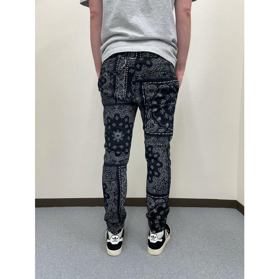 専門ショップ ペイズリー柄ジョガーパンツ ストレッチ スリム バンダナ柄 メンズ スウェット スエット スキニー ジャージ Aynaelda Com