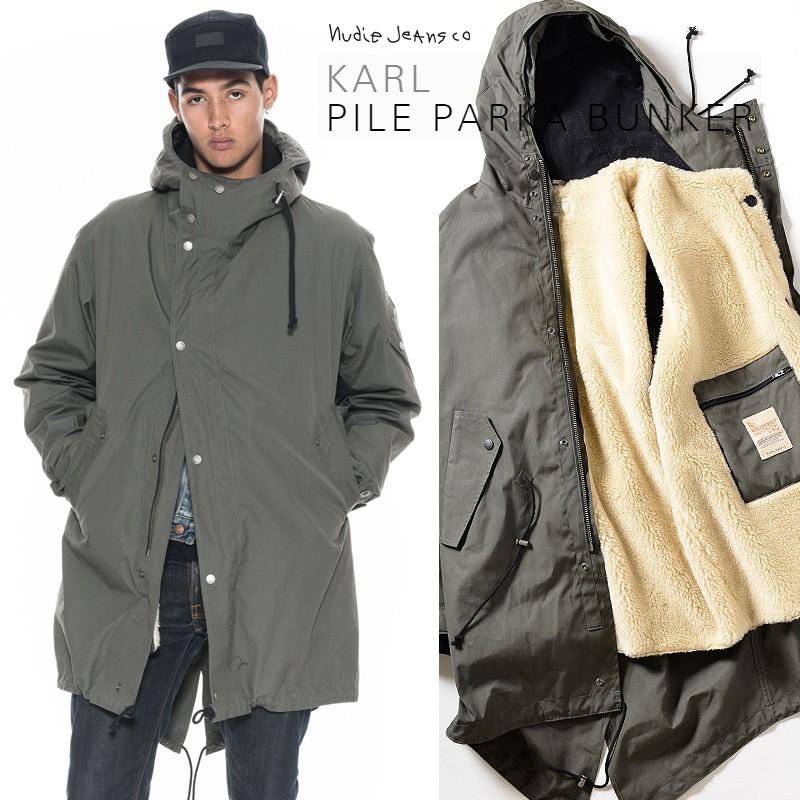 ヌーディージーンズ モッズコート メンズ ロング ジャケット Nudie