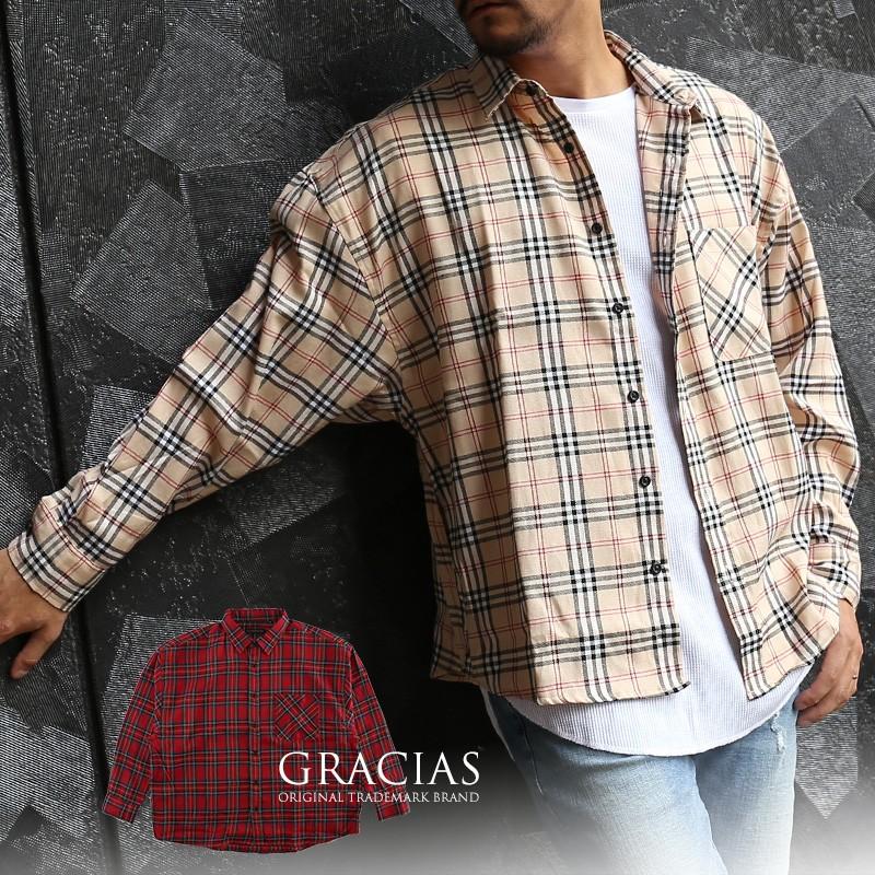 現代の髪型 元のタータンチェック シャツ メンズ