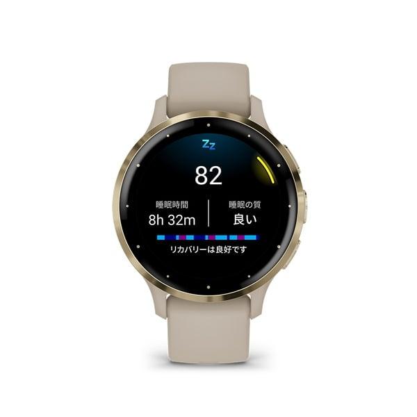 010-02785-42  GARMIN Venu 3S French Gray / Cream Gold Garmin Venu 3s【GARMIN】正規販売店｜gracis-online-shop｜04