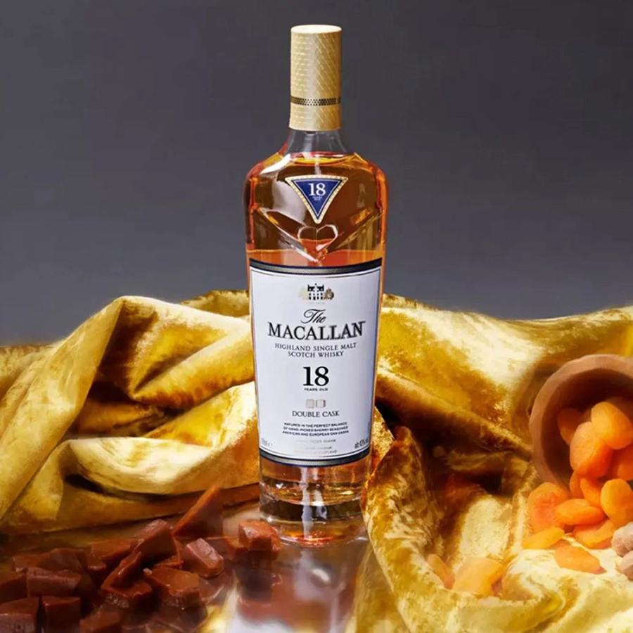 ザ・マッカラン ダブルカスク 18年 箱付 カートン 700ml／単品