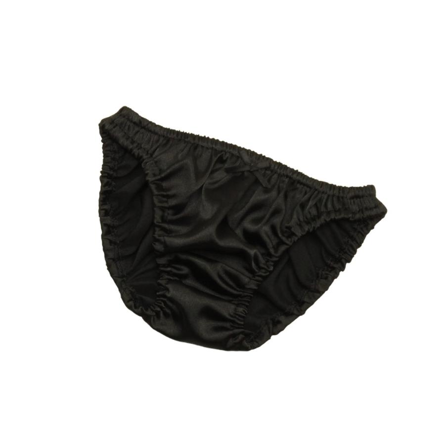 レディース ソフトサテン インゴム 光沢 ローライズ スキャンティー パンティー かわいい 小さいパンツ 浅め メール便 |  | 05
