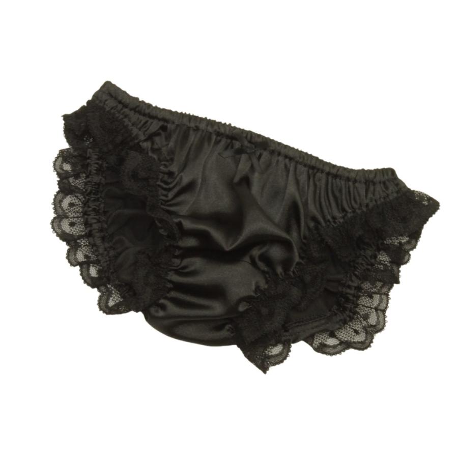 レディース レース・リボン付き ソフトサテン インゴム 光沢 ローライズ スキャンティー パンティー かわいい 小さいパンツ 浅め メール便 |  | 08