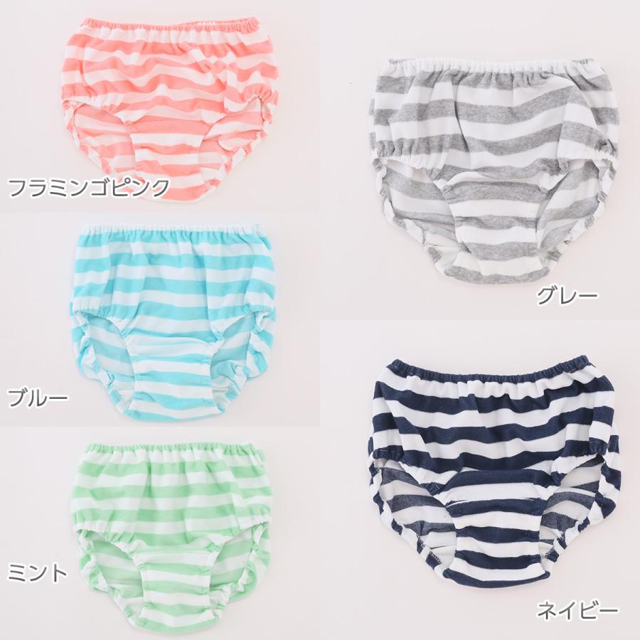 レディース パイルボーダー ショーツ 股上深め  しまぱん ショーツ パンティー かわいい 小さいパンツ 女性 下着 メール便 |  | 02