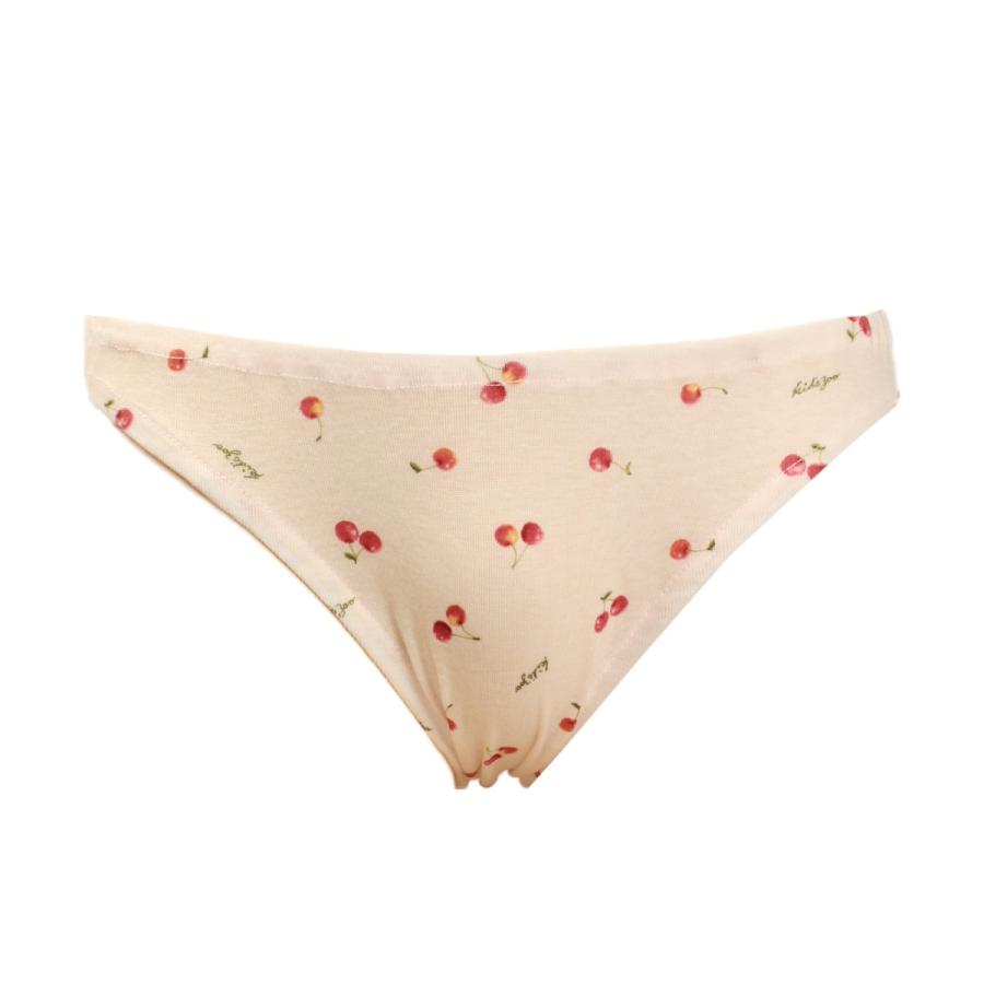 メンズ チェリー×ペールピンク フライスニット インゴム ショーツ コットン 男性 下着 インナー かわいい 小さいパンツ ビキニ 大きいサイズ メール便 | 