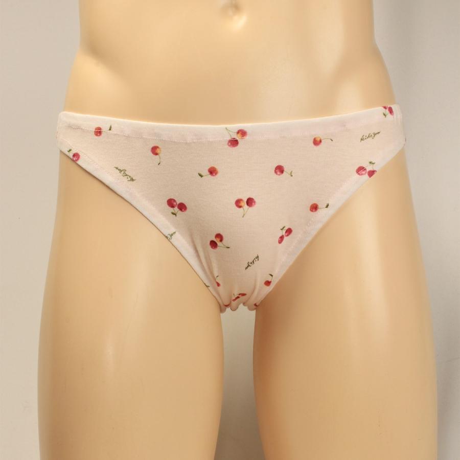 メンズ チェリー×ペールピンク フライスニット インゴム ショーツ コットン 男性 下着 インナー かわいい 小さいパンツ ビキニ 大きいサイズ メール便 |  | 03