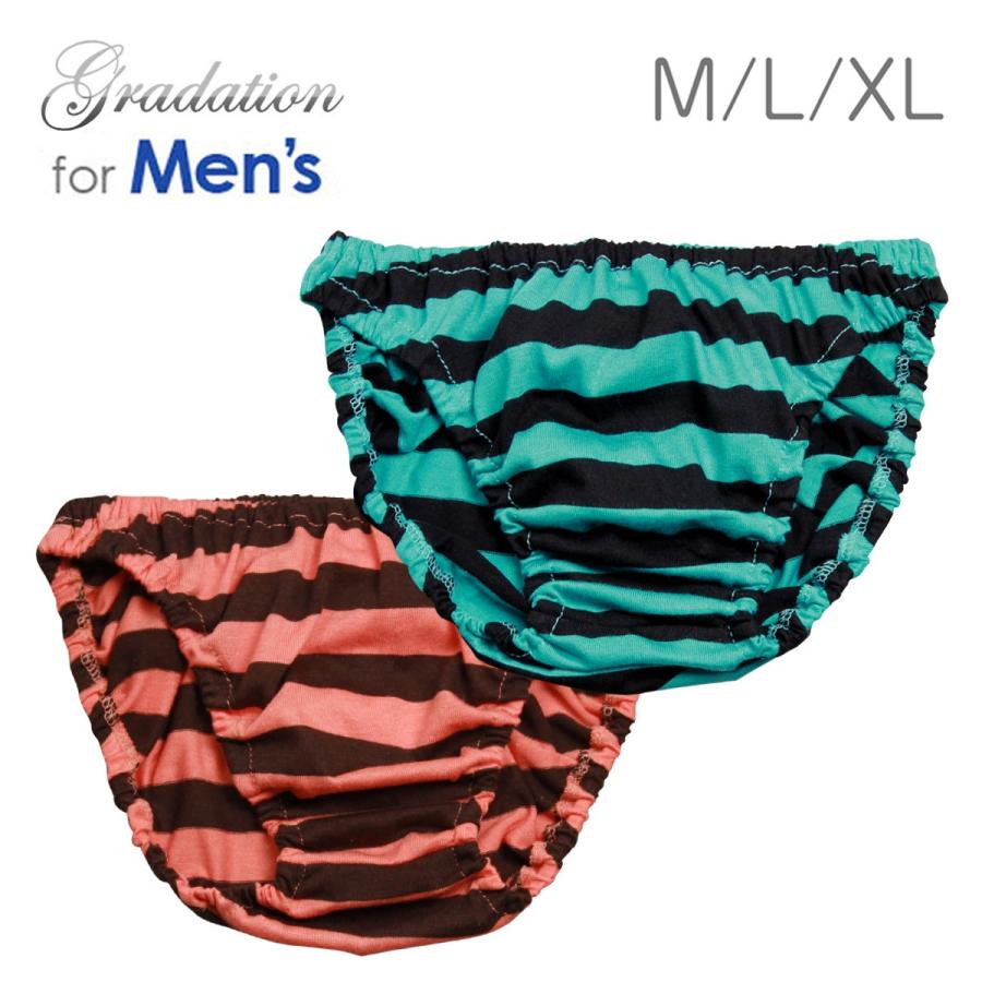 天竺ボーダー インゴム メンズ ショーツ コットン インナー かわいい 小さいパンツ ビキニ 男性 下着 メール便 224 グラデーション 通販 Yahoo ショッピング