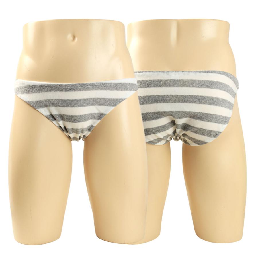 メンズ パイルボーダー 縞パン インゴム パンツ ショーツ ビキニ パンティ 男性インナー 下着 メール便 |  | 10