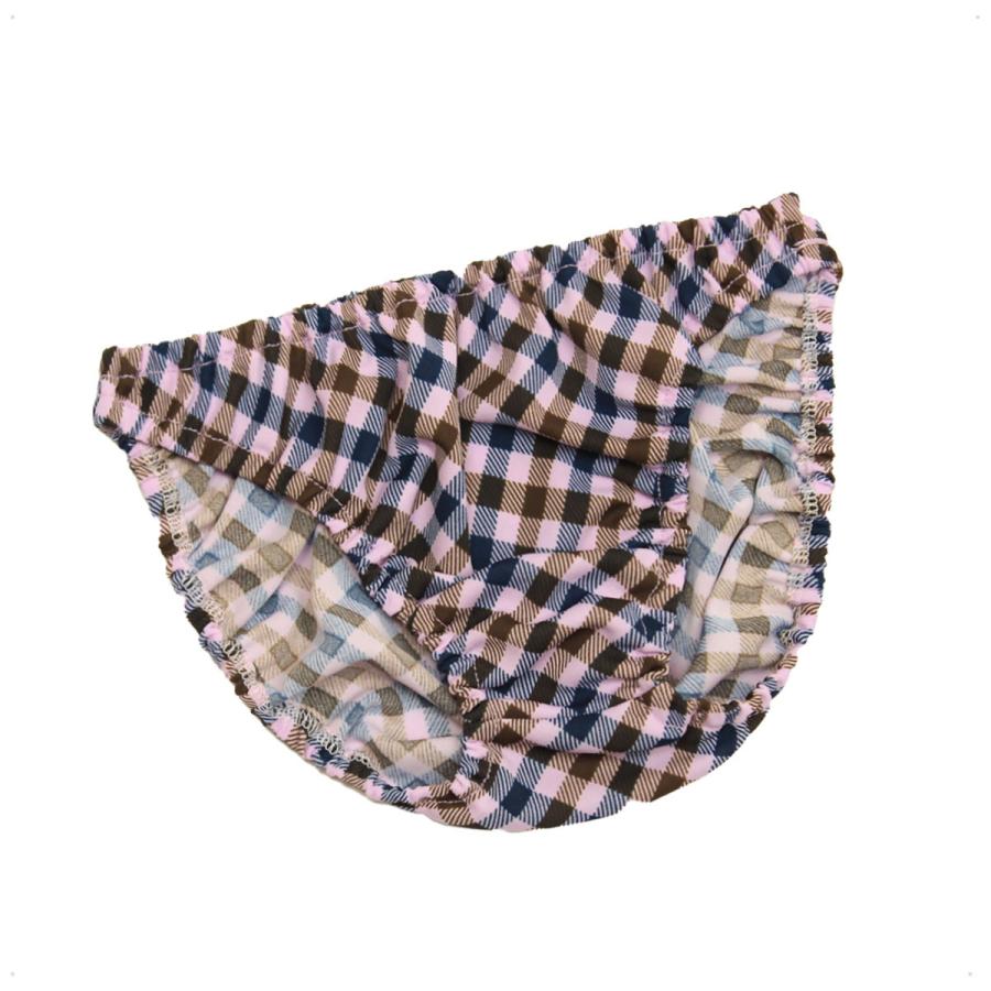 メンズ バイヤス柄 ポリエステル ショーツ インゴム インナー かわいい 小さいパンツ ビキニ 大きいサイズ 男性 下着 メール便 | 