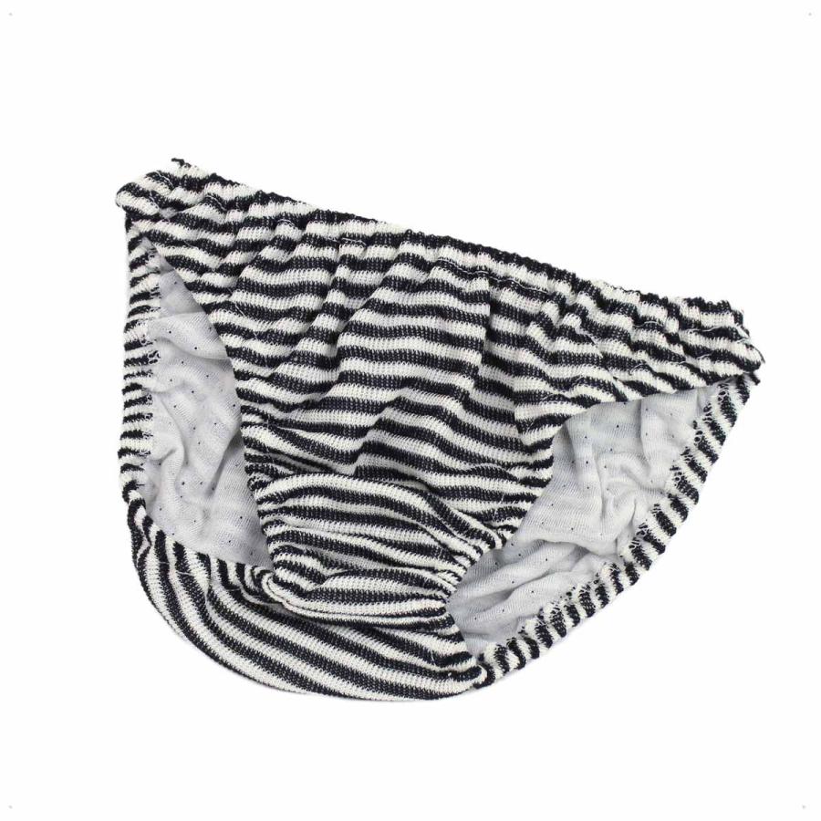 メンズ blackボーダー ふんわり接結ニット インゴム ショーツ コットン インナー かわいい 小さいパンツ ビキニ 大きいサイズ 男性 下着 メール便 |  | 02