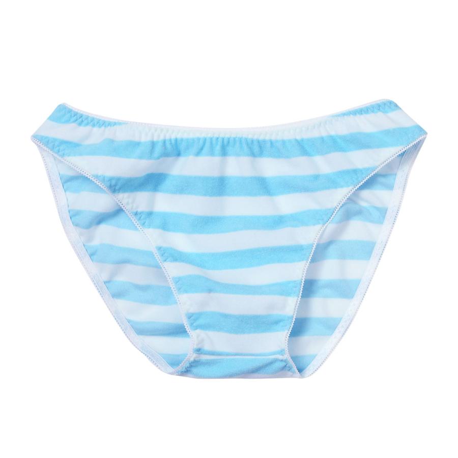 メンズ アウトゴム パイルボーダー  縞パン パンツ ショーツ ビキニ パンティ 男性インナー 下着 メール便 |  | 02