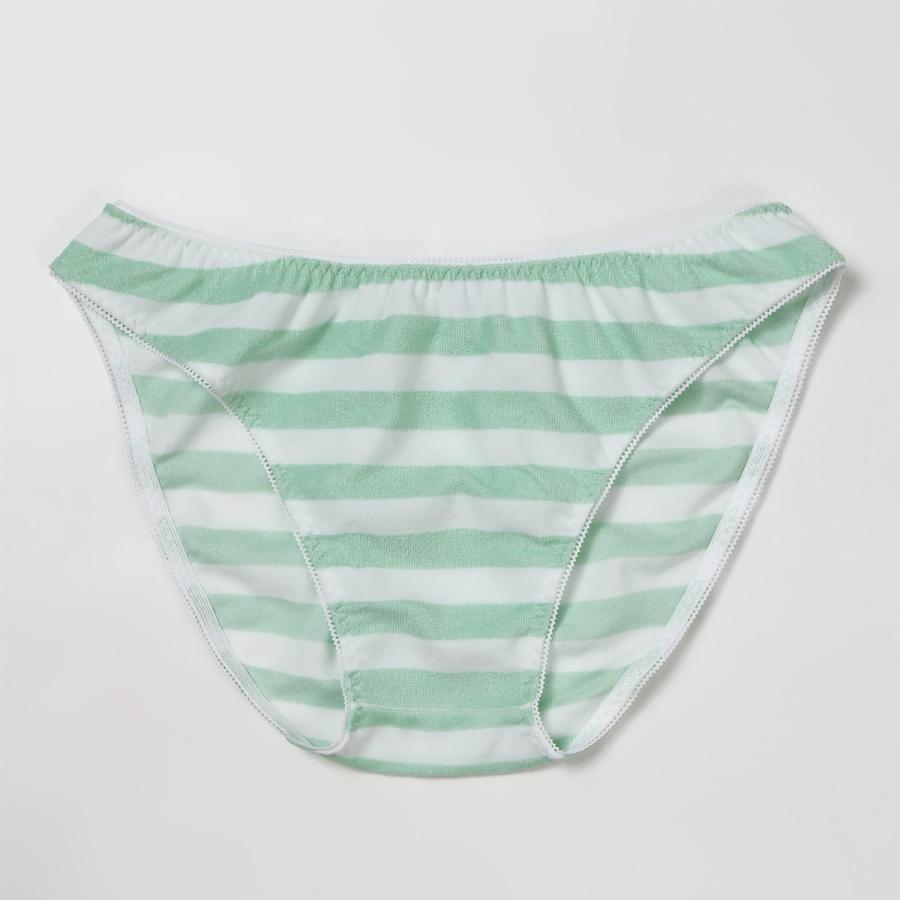 メンズ アウトゴム パイルボーダー  縞パン パンツ ショーツ ビキニ パンティ 男性インナー 下着 メール便 |  | 03