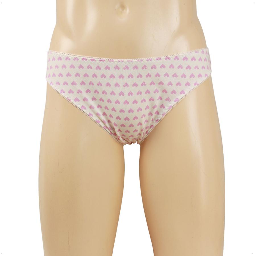 メンズ アウトゴム ヴィンテージ風ハート柄天竺ニット パンツ ショーツ ビキニ パンティ 男性インナー 下着 メール便 |  | 01