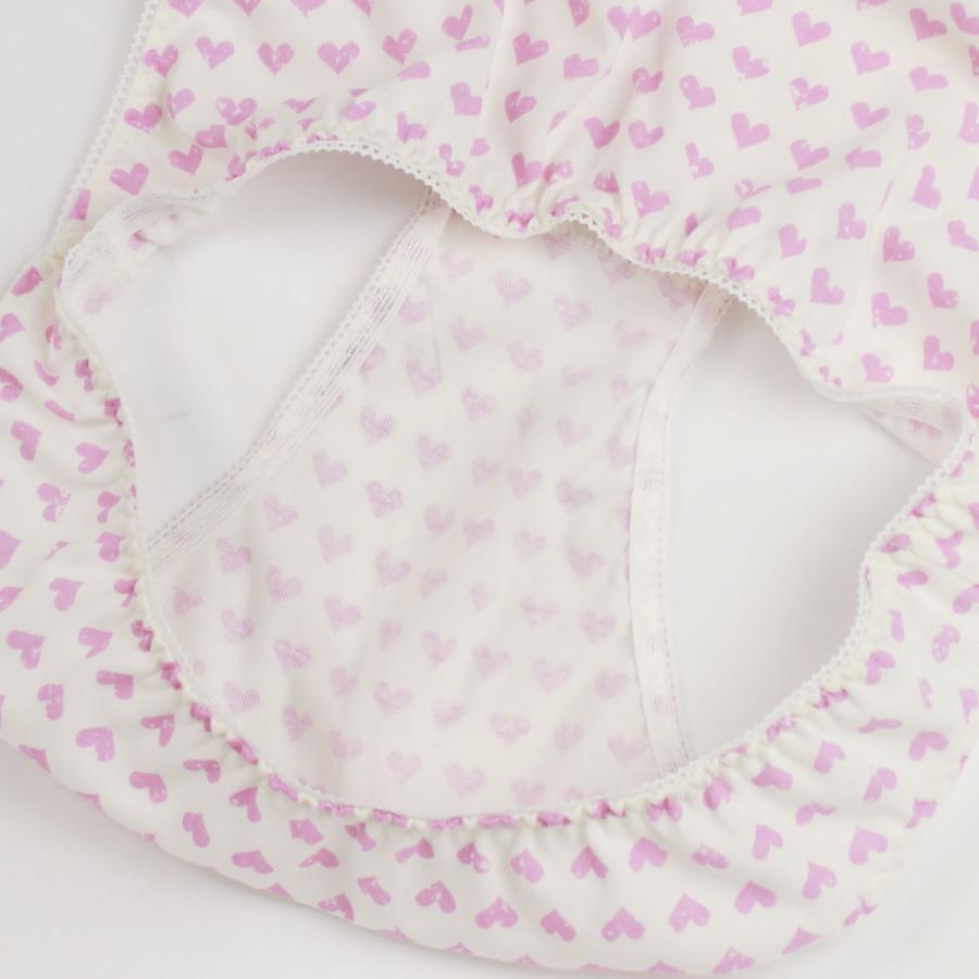 メンズ アウトゴム ヴィンテージ風ハート柄天竺ニット パンツ ショーツ ビキニ パンティ 男性インナー 下着 メール便 |  | 03