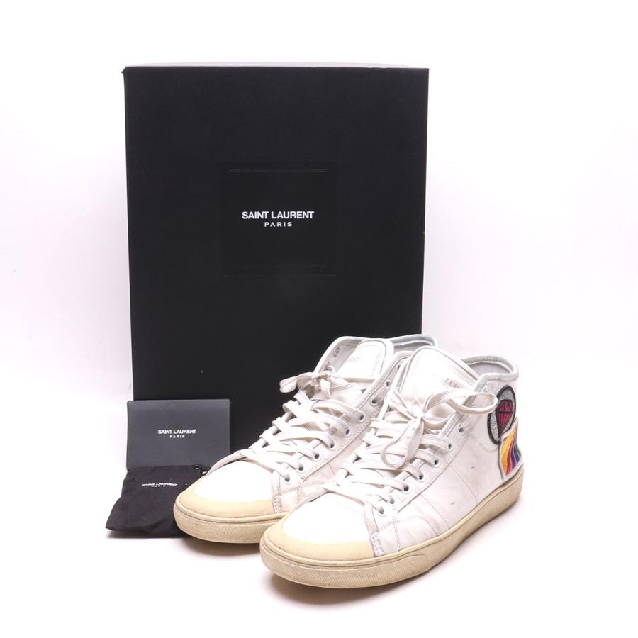 サンローラン SAINT LAURENT Diamond And Rainbow Patch Sneaker サンローラン SAINT LAURENT Diamond And Rainbow Patch Sneaker