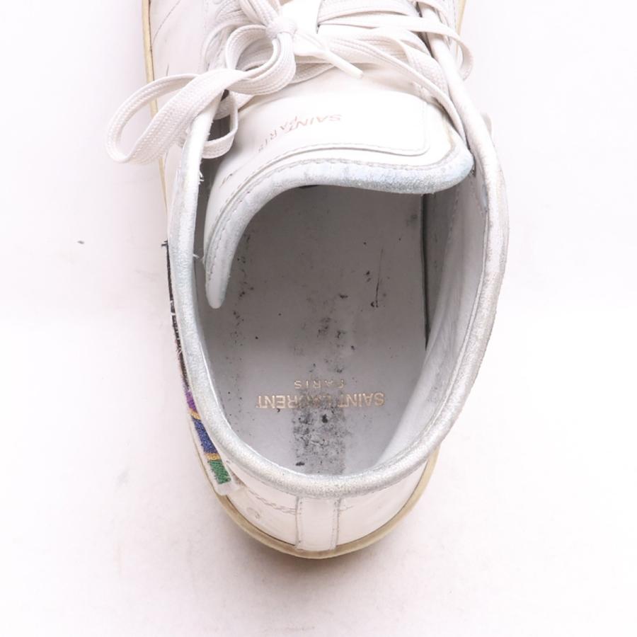 サンローラン SAINT LAURENT Diamond And Rainbow Patch Sneaker サンローラン SAINT LAURENT Diamond And Rainbow Patch Sneaker