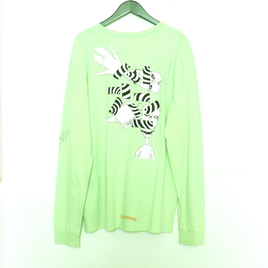 CHROME HEARTS × MATTY BOY PPO SEAFORM GRN Lust LS Tee ライム