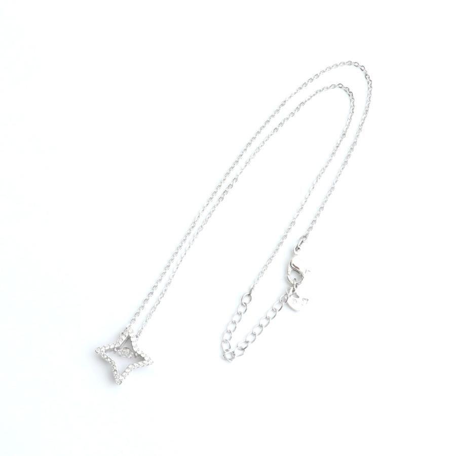 SWAROVSKI スワロフスキー スパークリングダンスネックレス シルバー 