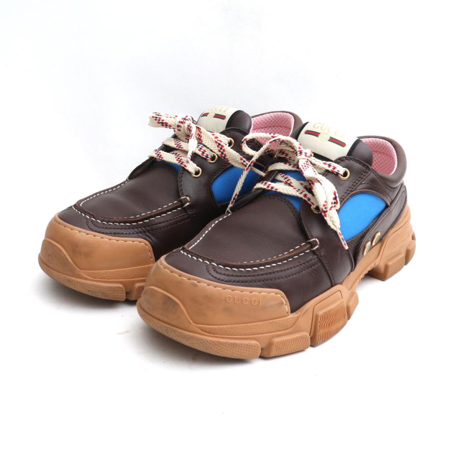 グッチ GUCCI 20SS BOATREK ローカットレザースニーカー 576048