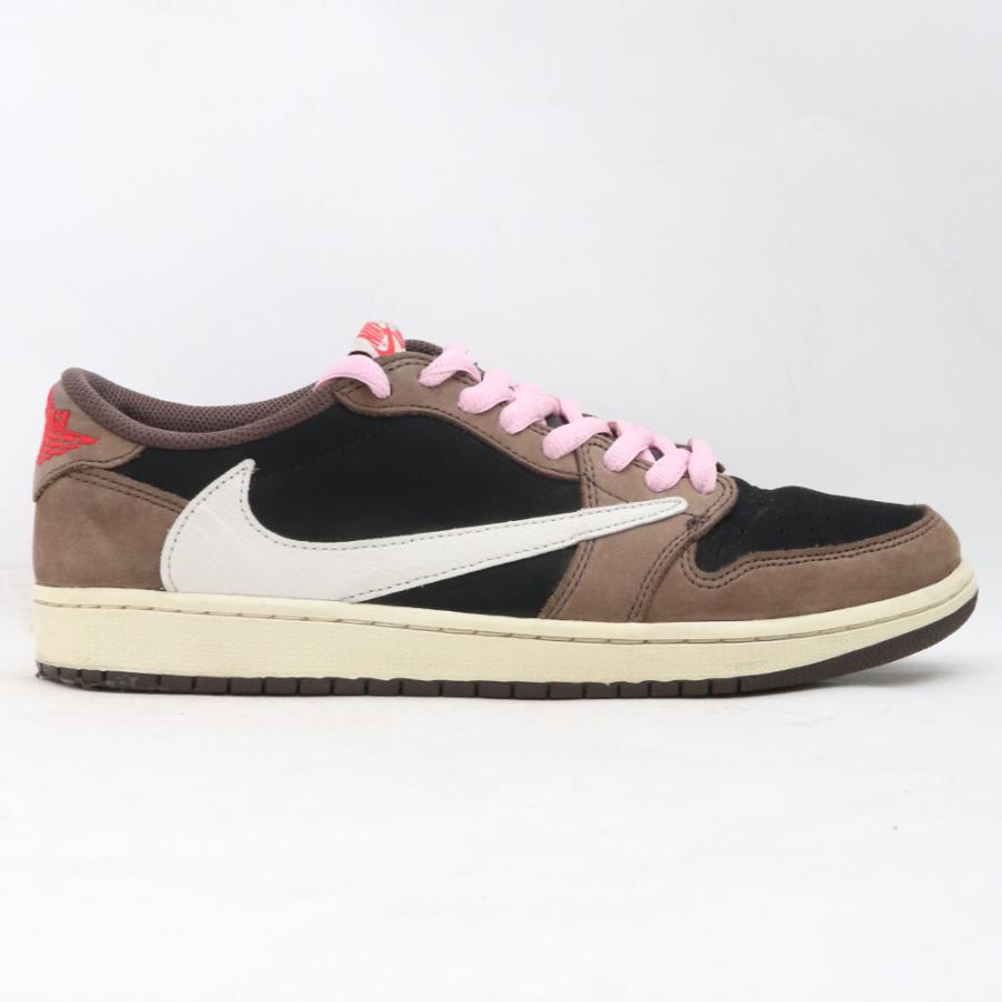 27cm NIKE × TRAVIS SCOTT AIR JORDAN 1 LOW OG SP-T Black/Dark Mocha