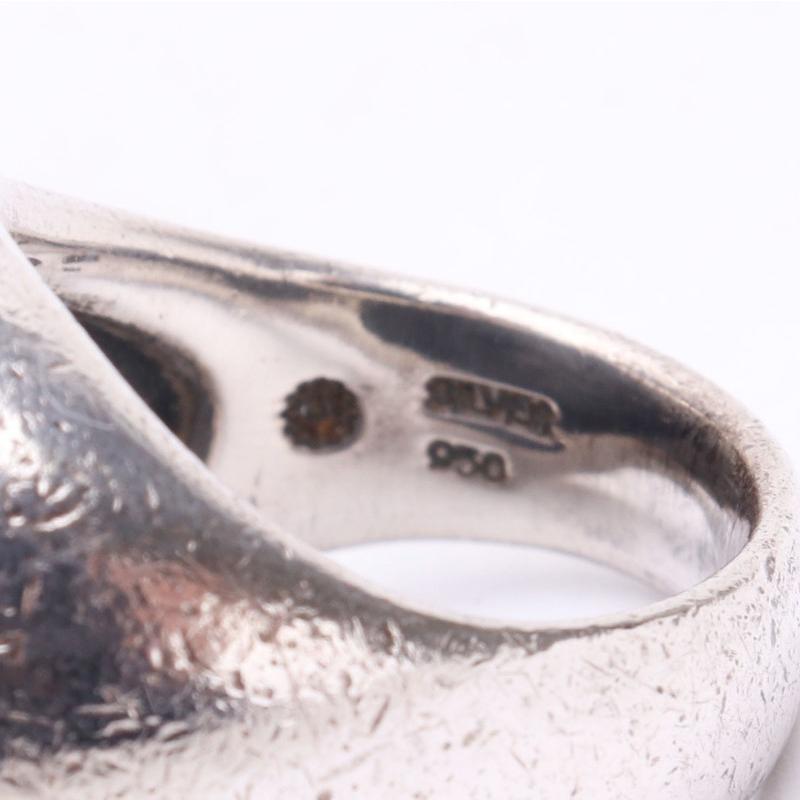 超高品質で人気の Del Puerta プエルタデルソル Sol R 指輪 ダイヤ入リシルバーストーンリング チェスナイト 指輪 Www Doebem Org Br