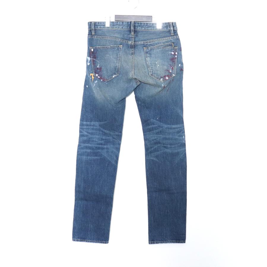 古着】CUNE 5連うさぎ ペイントジーンズ キューデニムパンツ32