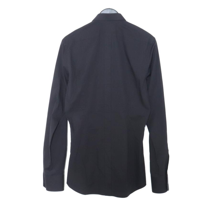 DOLCE&GABBANA ドレスシャツ 長袖シャツ ブラック 39 15 1/2 DOLCE&GABBANA ドレスシャツ 長袖シャツ ブラック 39 15 1/2