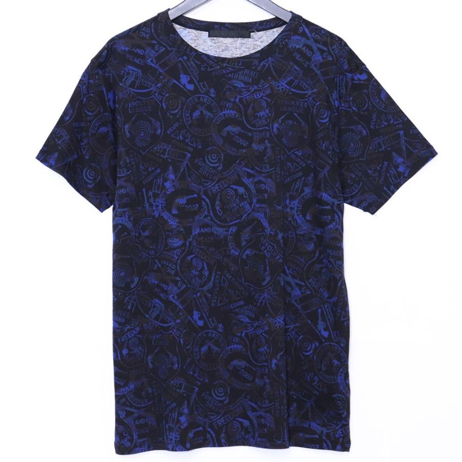 ROAR PISTOL 総柄Tシャツ サイズ2 ブラック 16MRT-04 ロアー ピストル 