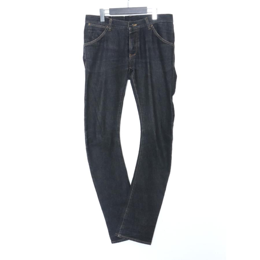 ATTACHMENT ストレッチデニムスーパースリムストレートパンツ ブラック