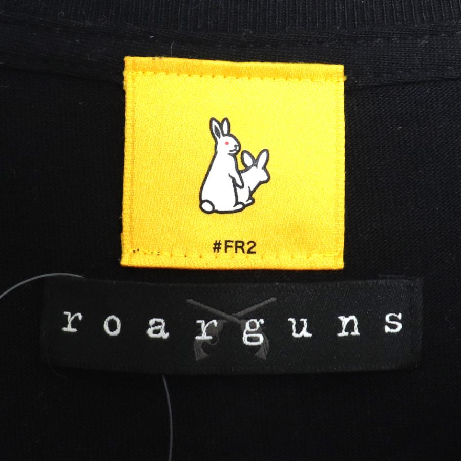FR2 × ROARGUNS 20SS CAUTION S/S TEE XLサイズ ブラック エフアール