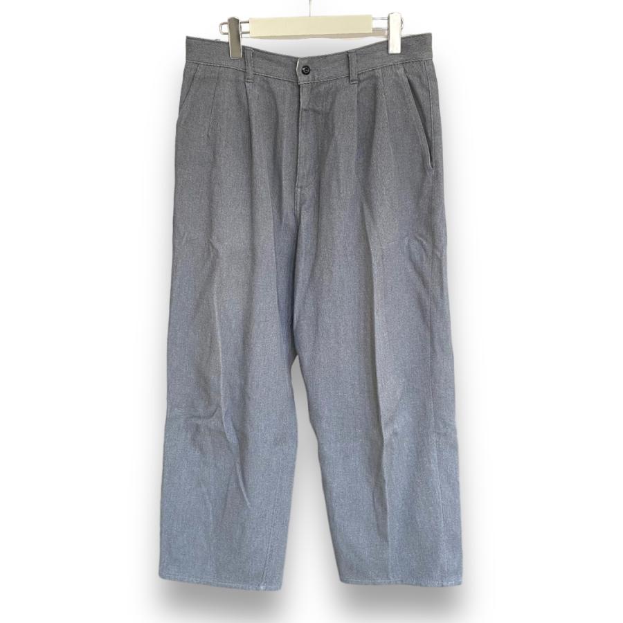 GRAPHPAPER Hard Twill Two Tuck Pants パンツ H.GRAY サイズ2 