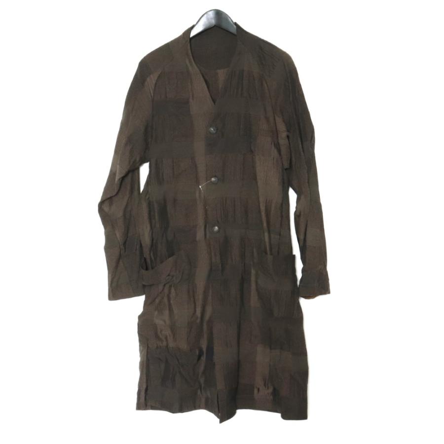 名作】定価12万円 DEVOA デボア レイヤードロングコート サイズ2