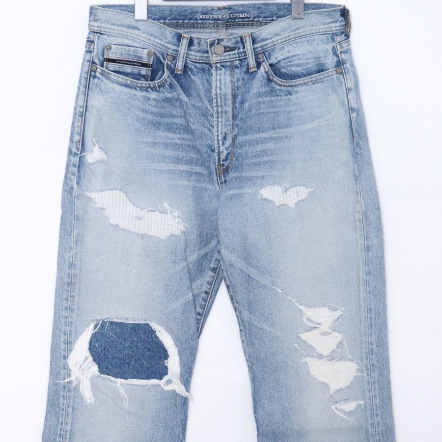 RESOUND CLOTHING Robert denim CRASH RC25-BT-029 T-029 リサウンド