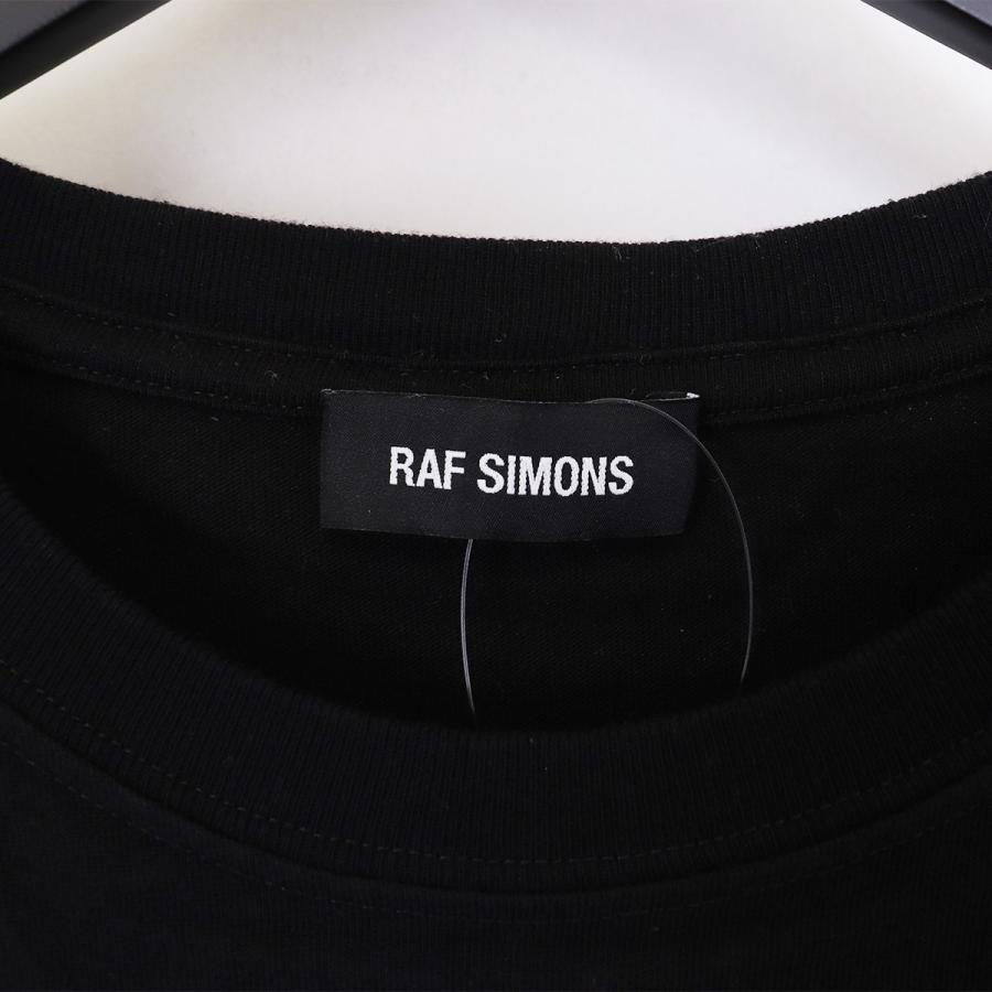 RAF SIMONS Clubbers スリムフィットTシャツ Sサイズ ブラック 191 112 