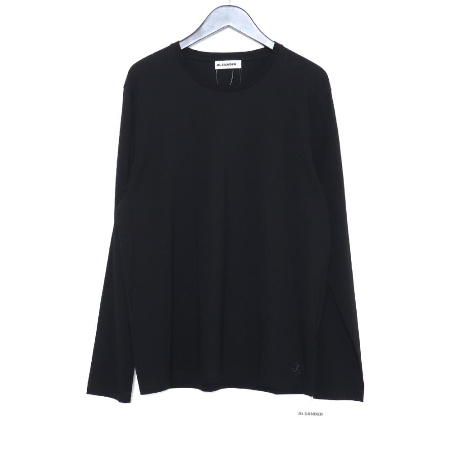 JIL SANDER+ LONG SLEEVED T SHIRT サイズXL ブラック JPUT706514 ジル