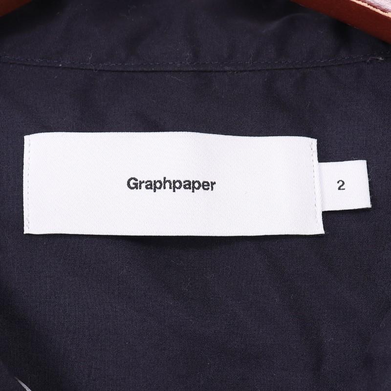 Graphpaper ネイビー 長袖シャツ サイズ2