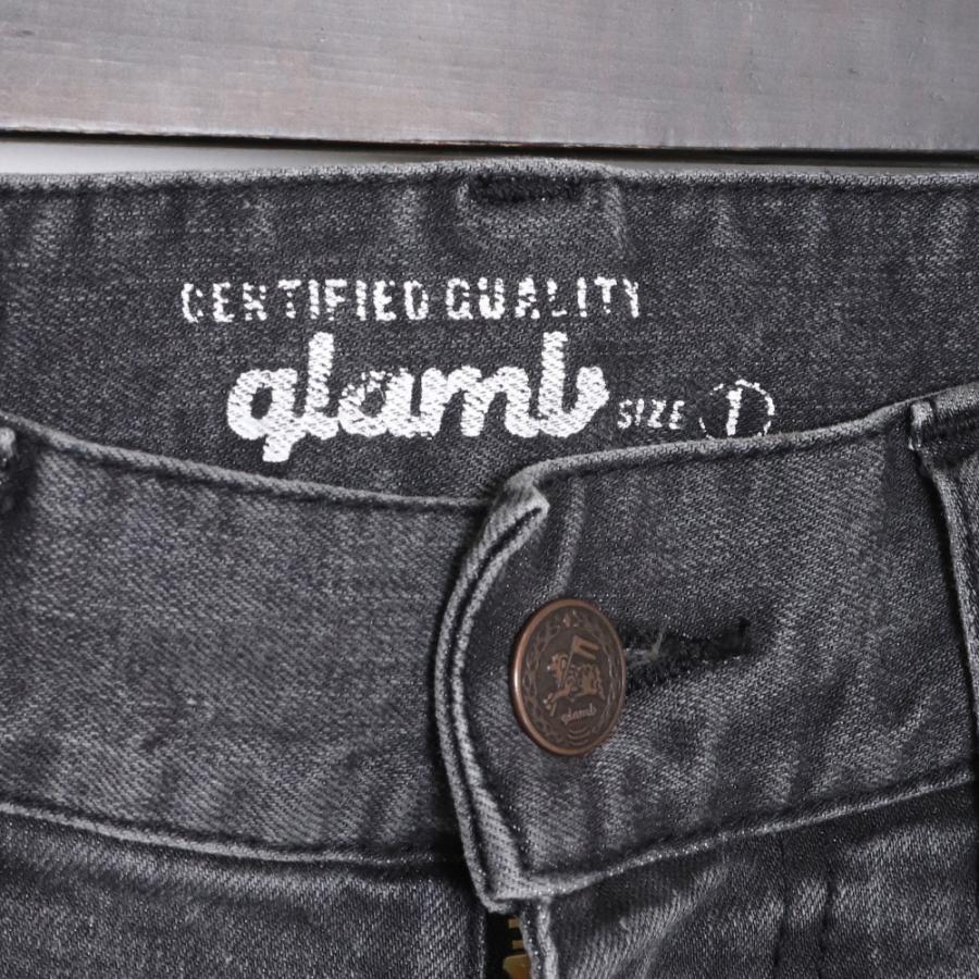 GLAMB Zack skinny denim pants サイズ1 ブラック GB0118/P12 グラム