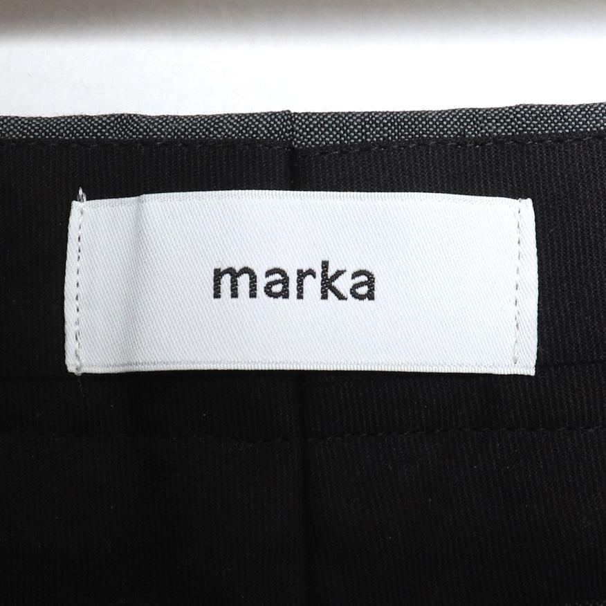 MARKA 2TUCK COCOON FIT スラックスパンツ グレー サイズ2 M21A 