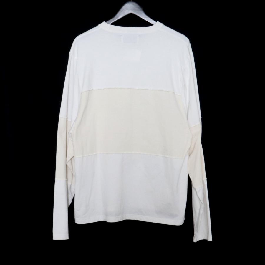 NO. number F&B L/S CUTSAW カットソー ロンT ホワイト Size2 21-FW-CU-01 ナンバー 長袖Tシャツ ...