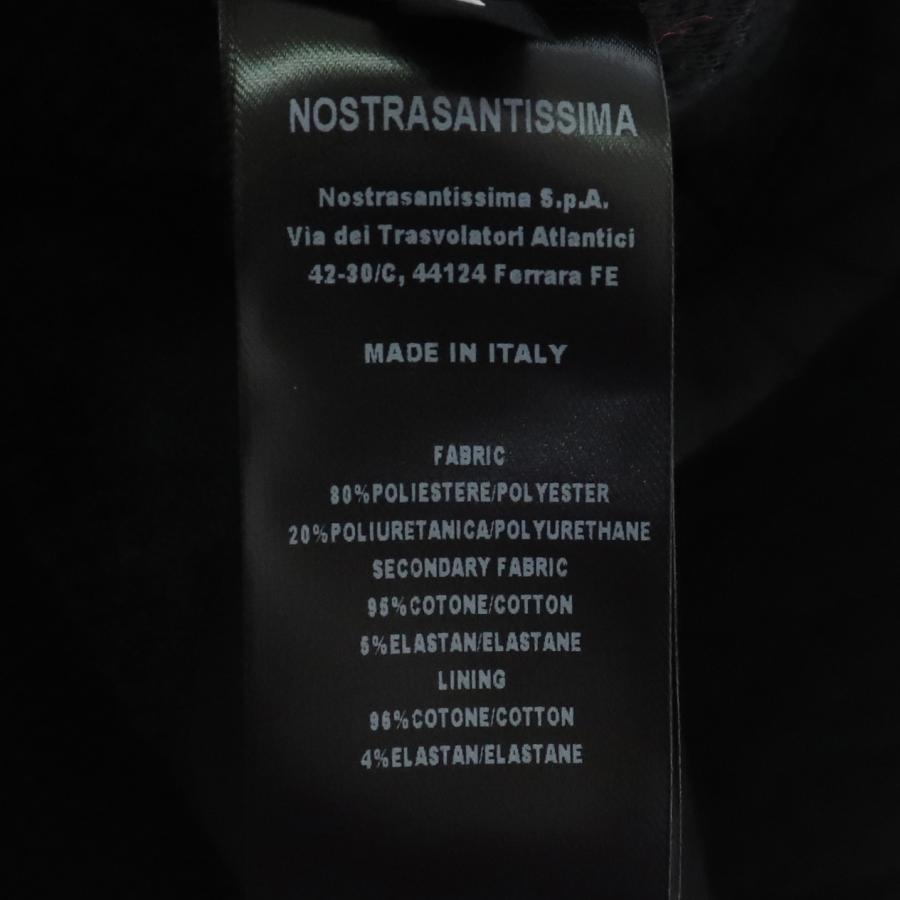 NOSTRASANTISSIMA 中綿入リジップフーディーブルゾン パーカー Sサイズ 